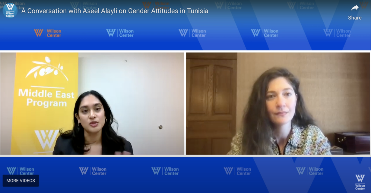 A Conversation with Aseel Alayli on Gender Attitudes in Tunisia